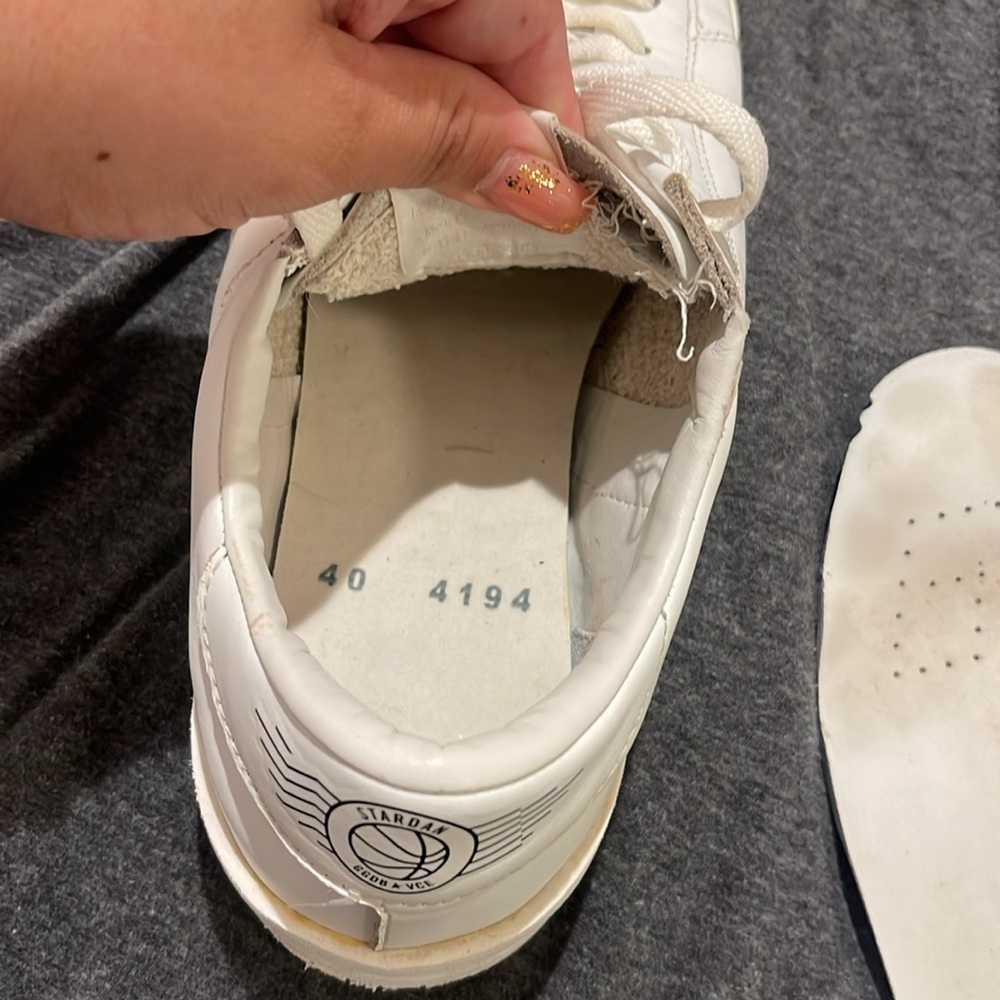 Golden Goose White Leather Sneakers - Picture 17 of 17